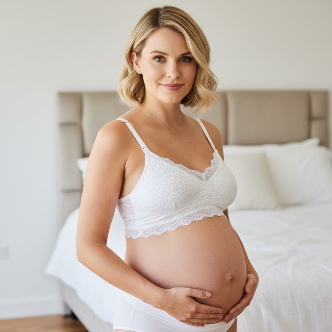 Sostén Maternal Julietta, Broche Lactancia, Encaje 12