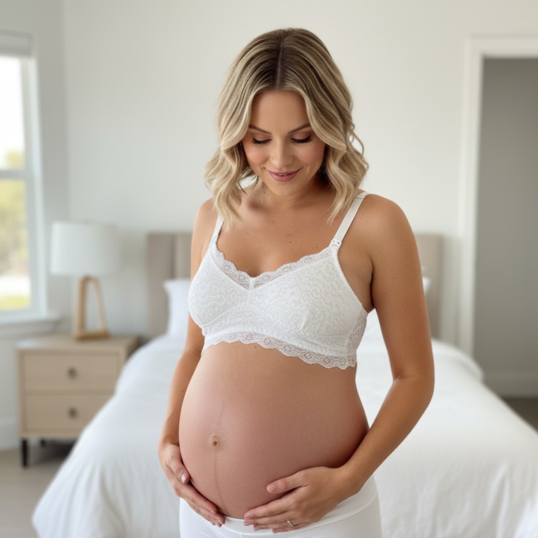 Sostén Maternal Julietta, Broche Lactancia, Encaje 13