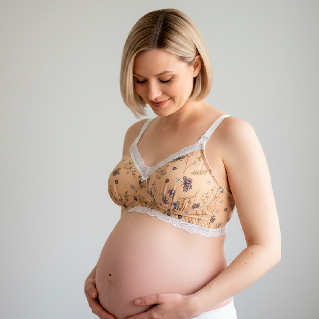 Sostén Maternal Julietta, Broche Lactancia, Encaje 24