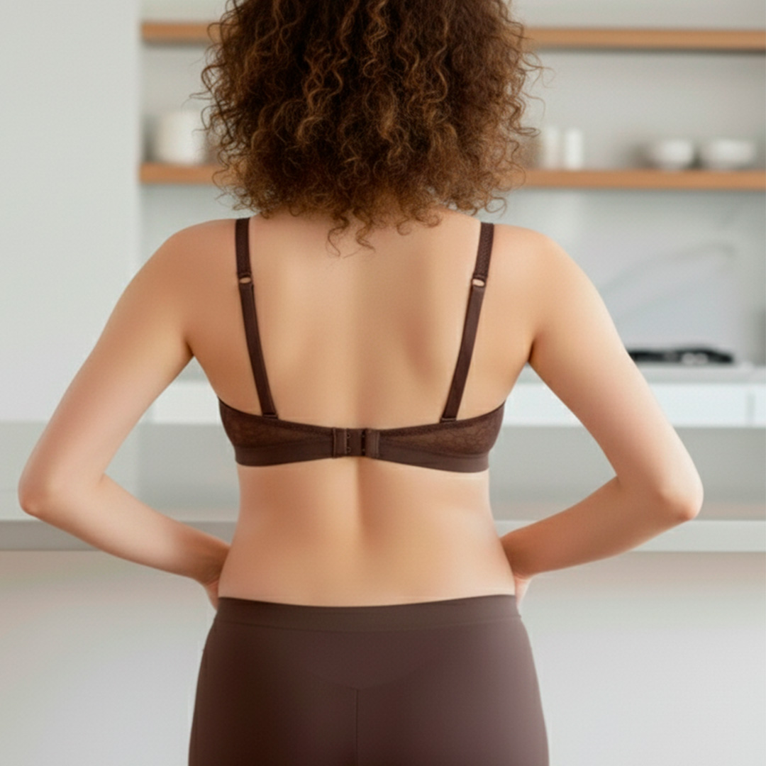 Sostén Maternal Antonia, Sistema Lactancia, Encaje, Negro 12