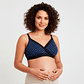 Sostén Maternal Antonia, Sistema Lactancia, Algodon, AzulPuntos - Miniatura 2