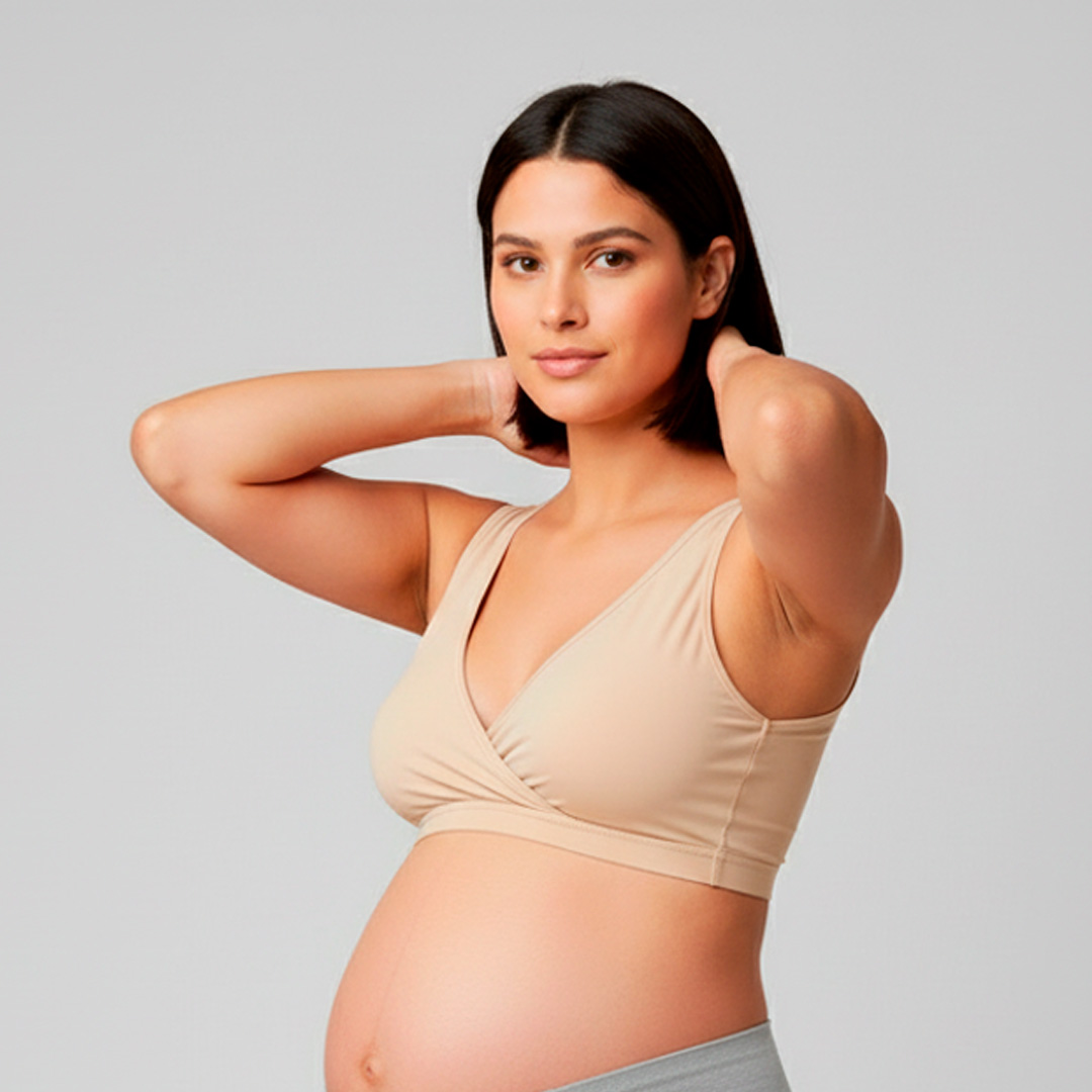 Sostén Maternal Top, Lactancia, Uso Nocturno, Algodon 6