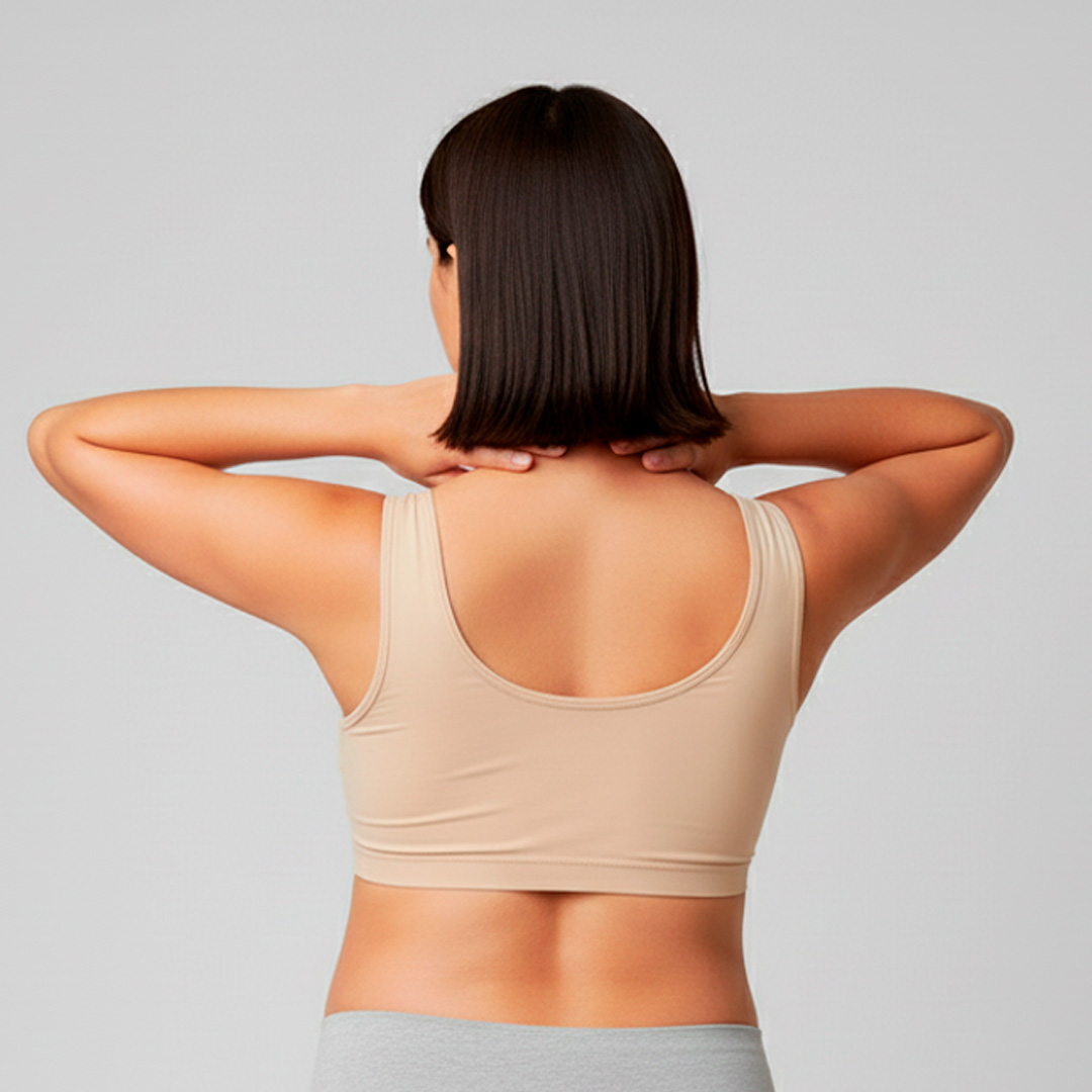 Sostén Maternal Top De Lactancia Uso Nocturno Algodon, Beige 15