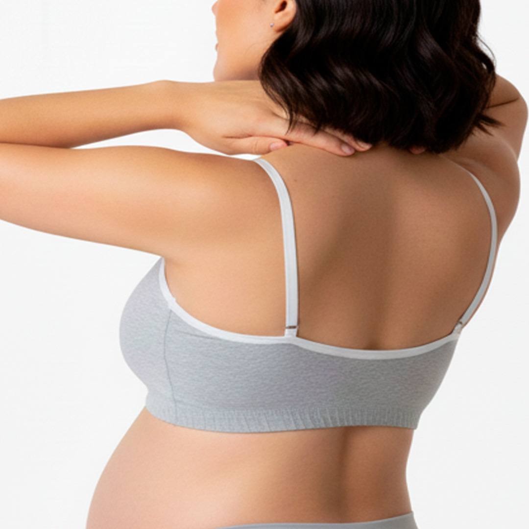 Sosten Maternal Diana, Broche Lactancia, Deportivo, Algodon, Gris 1