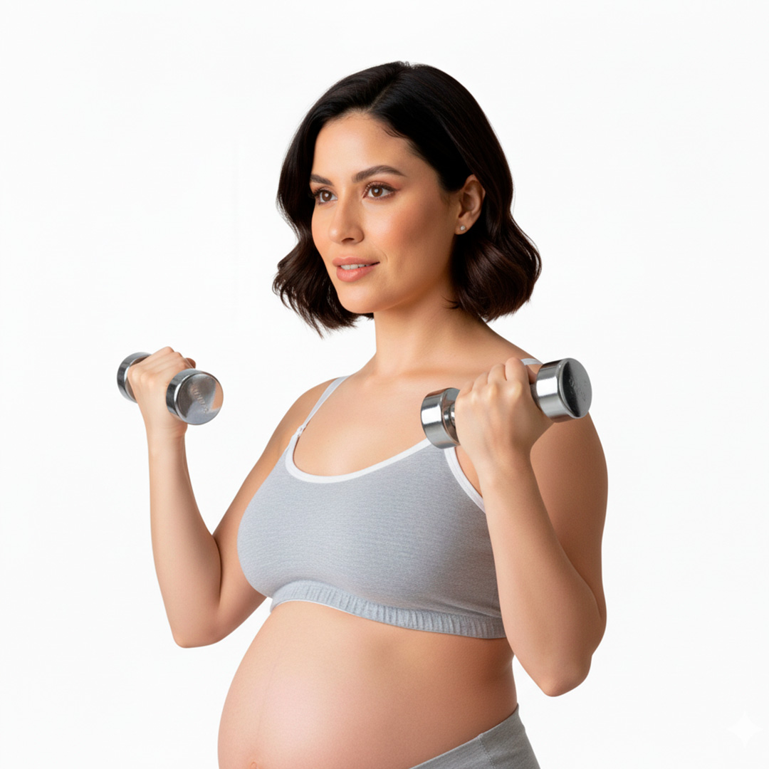 Sosten Maternal Diana, Broche Lactancia, Deportivo, Algodon, Gris 8