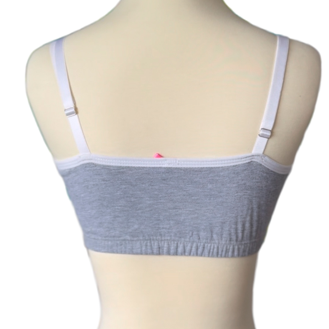 Sosten Maternal Diana, Broche Lactancia, Deportivo, Algodon, Gris 21