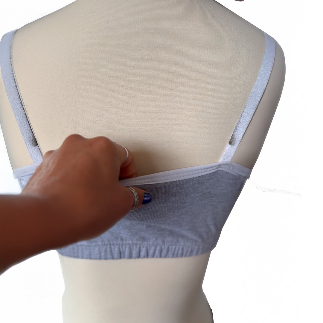 Sosten Maternal Diana, Broche Lactancia, Deportivo, Algodon, Gris 26