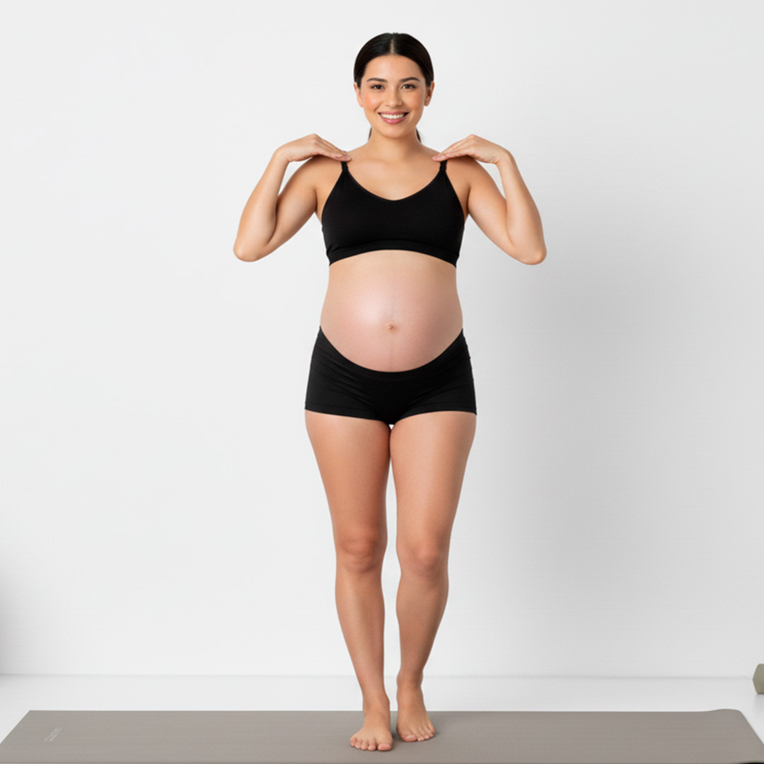 Sosten Maternal Diana, Broche Lactancia, Deportivo, Algodon, Negro 9