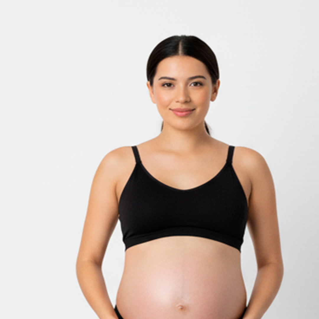 Sosten Maternal Diana, Broche Lactancia, Deportivo, Algodon, Negro 11