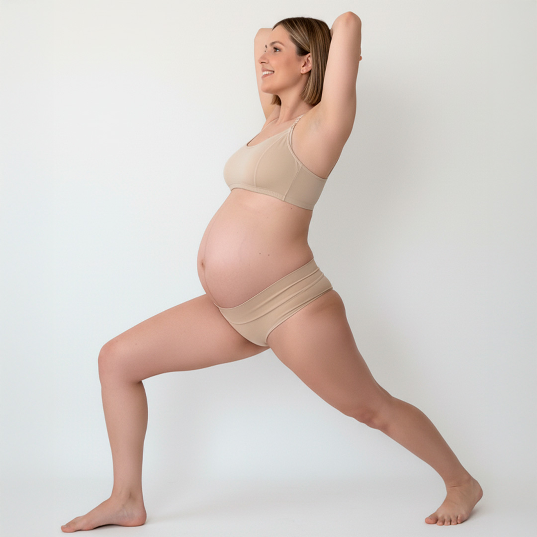 Sosten Maternal Diana, Broche Lactancia, Deportivo, Algodon, Beige 21