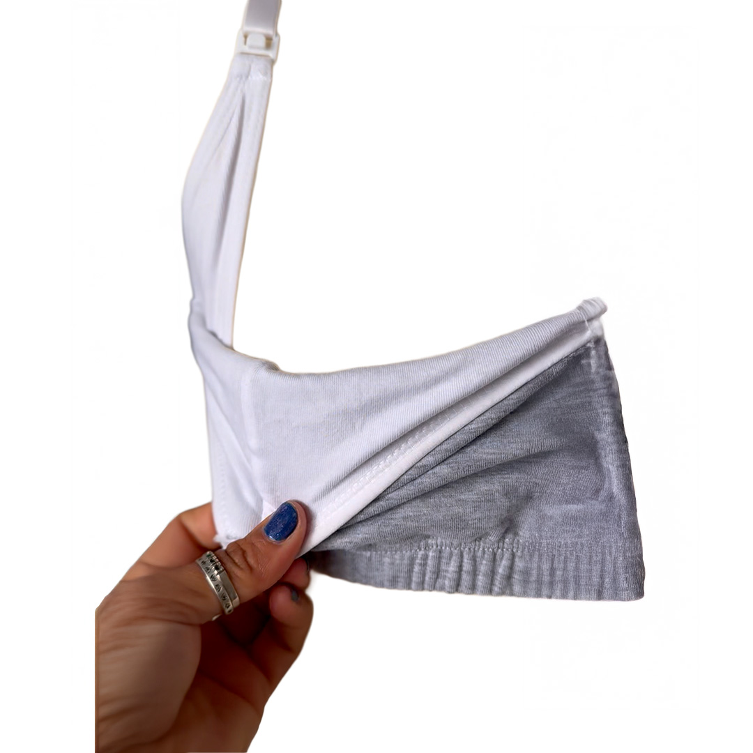 Conjunto Maternal Deportivo, Calzon CorteAlto, Sostén Lactancia Diana, Gris 15