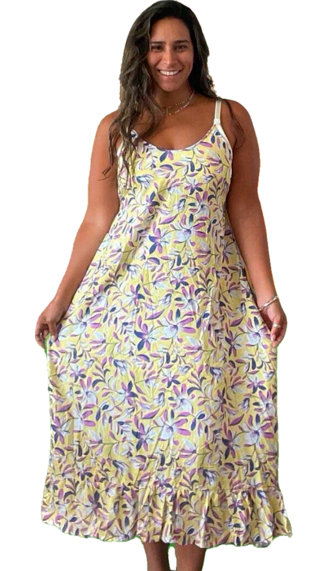 Vestido Maternal Tiritas Broche y Top Lactancia, Coleccion 24