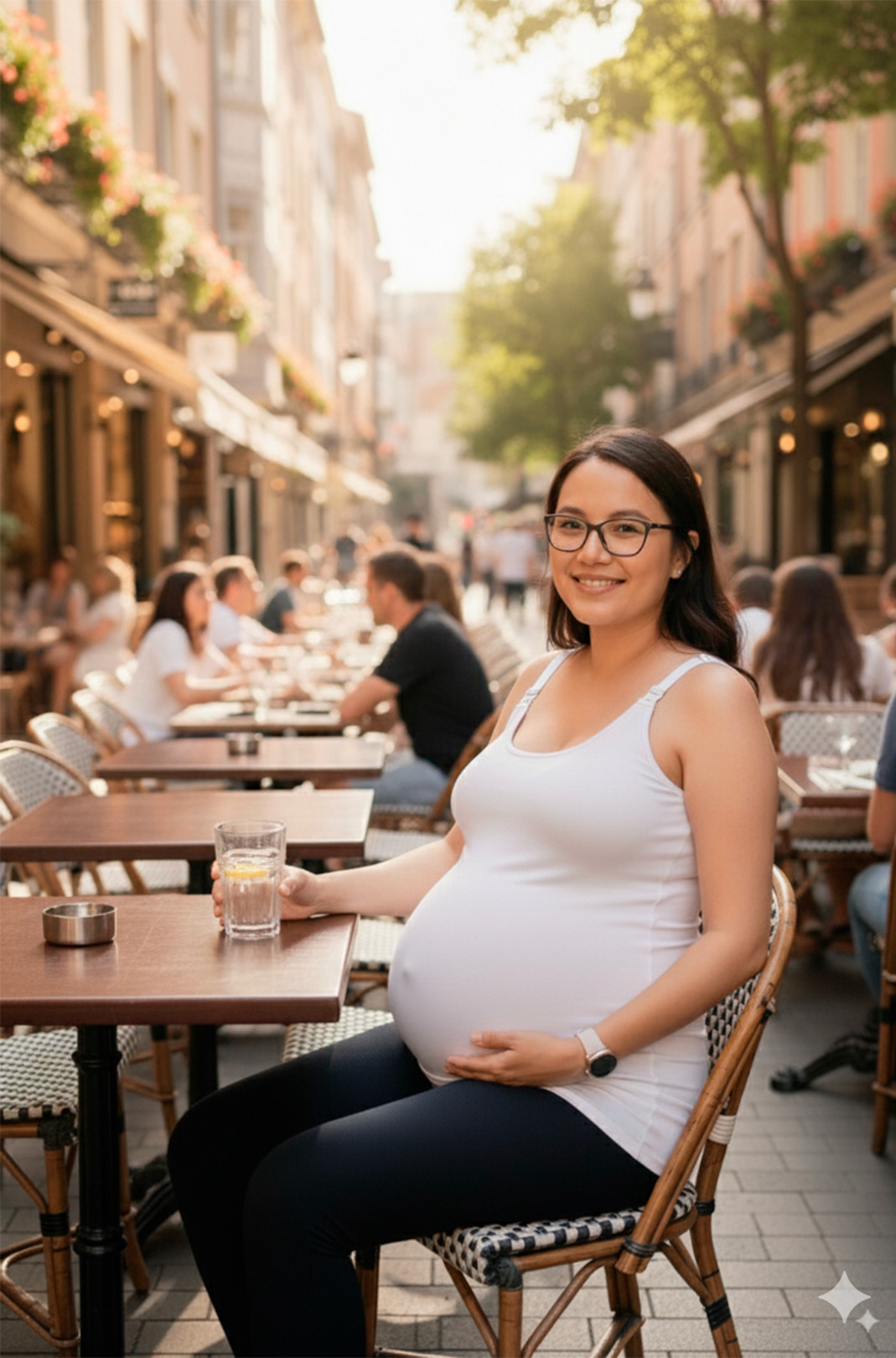 Polo Maternal Tiritas, Top Interno, Broche Lactancia, Coleccion ColorEntero 19