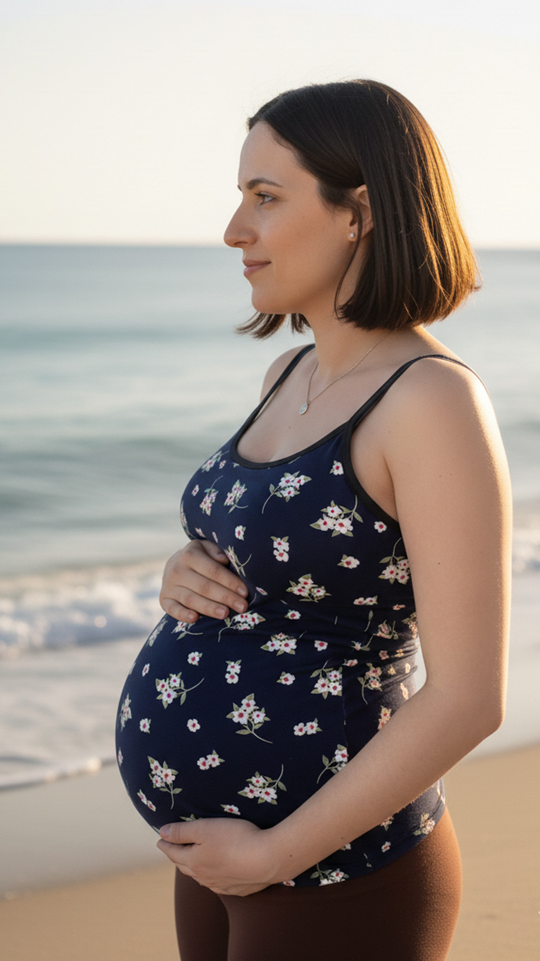 Polo Maternal Tiritas, Top Interno, Broche Lactancia, Coleccion Floreado 26