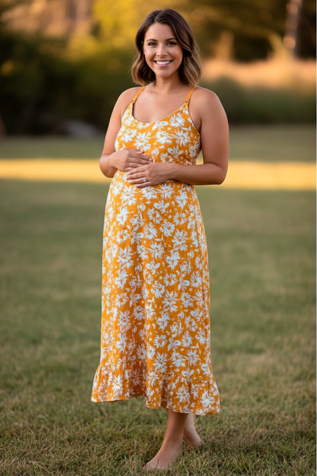 Vestido Maternal Tiritas Broche y Top Lactancia, Coleccion Octubre 2024 14