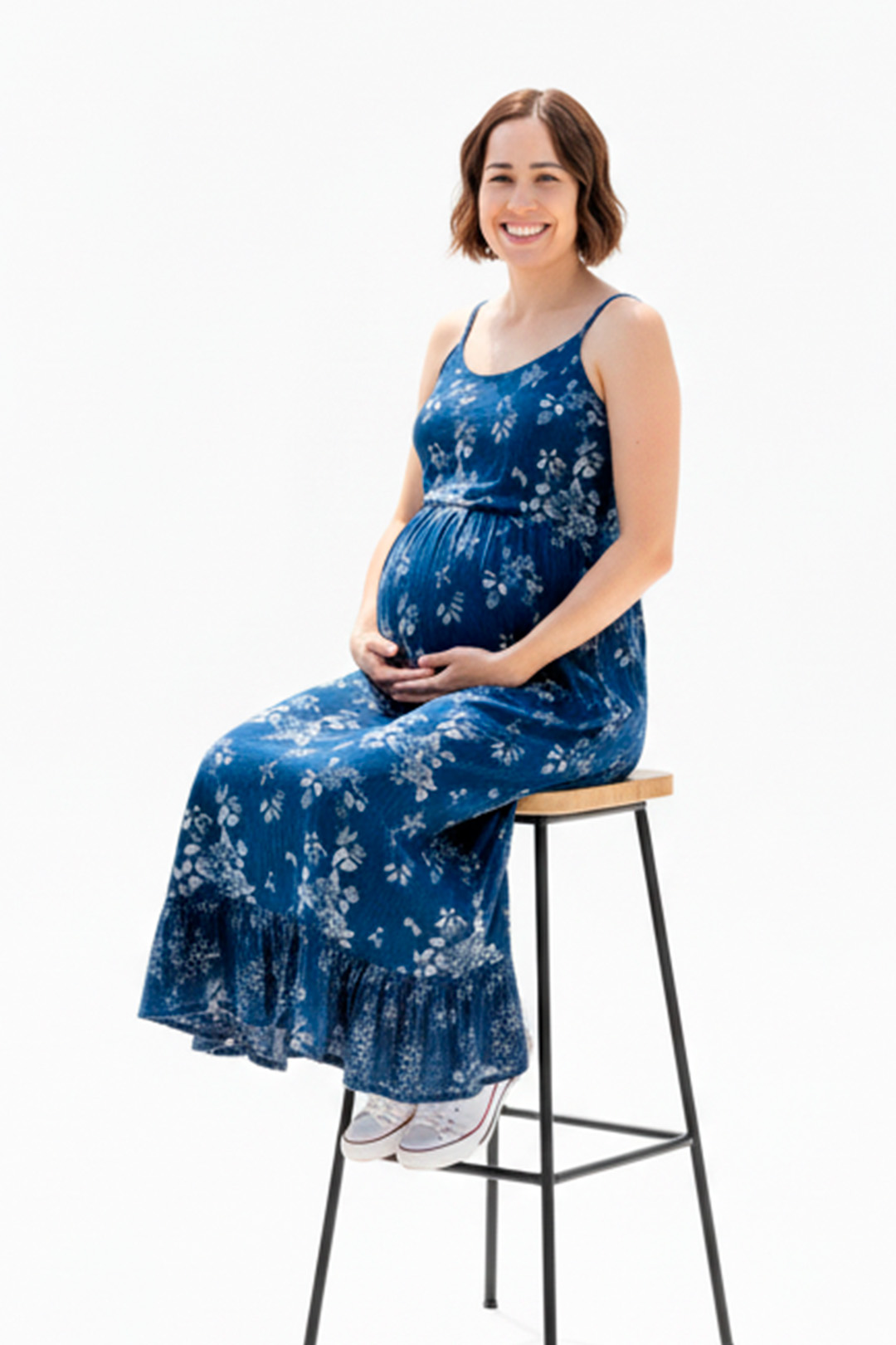 Vestido Maternal Tiritas Broche y Top Lactancia, Coleccion Octubre 2024 26