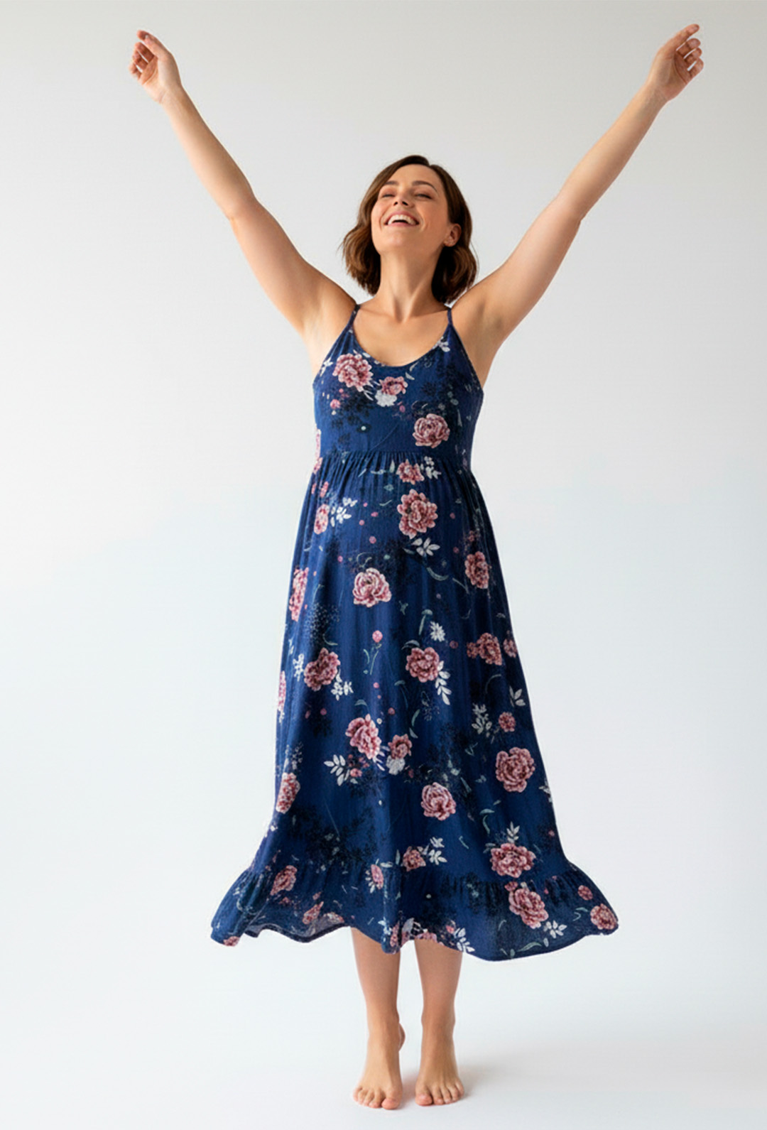 Vestido Maternal Tiritas Broche y Top Lactancia, Coleccion Octubre 2024 30