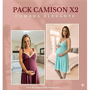 Pack Camisón MangaCero (2 Unidades)