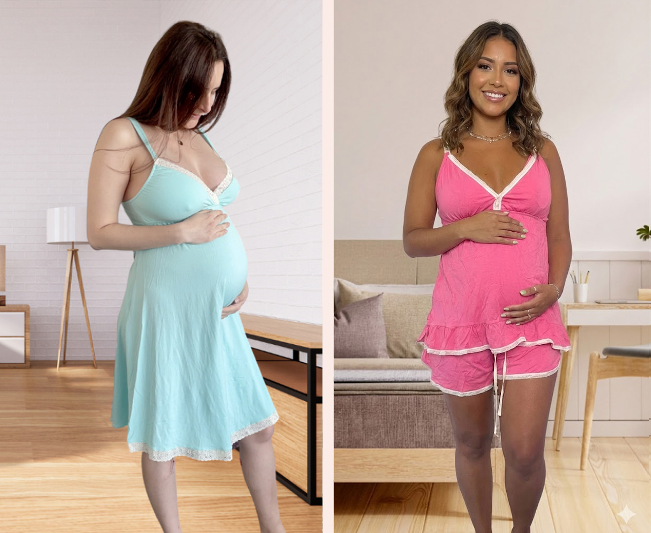 Pack Camisón MangaCero, Pijama Short Tiritas 24