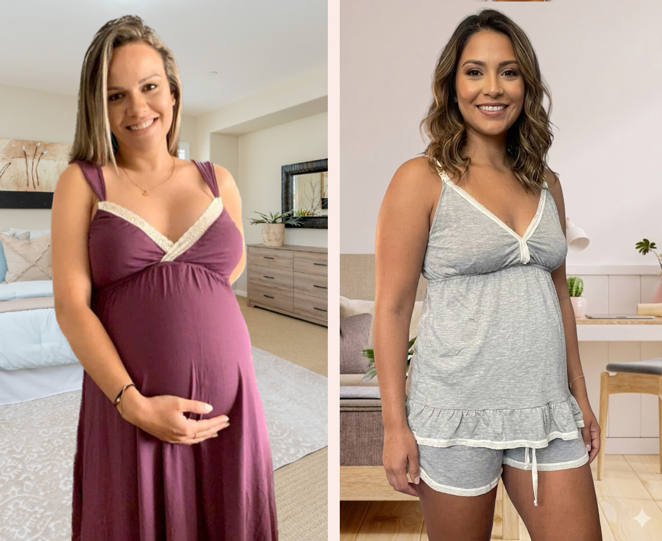 Pack Camisón MangaCero, Pijama Short Tiritas 26