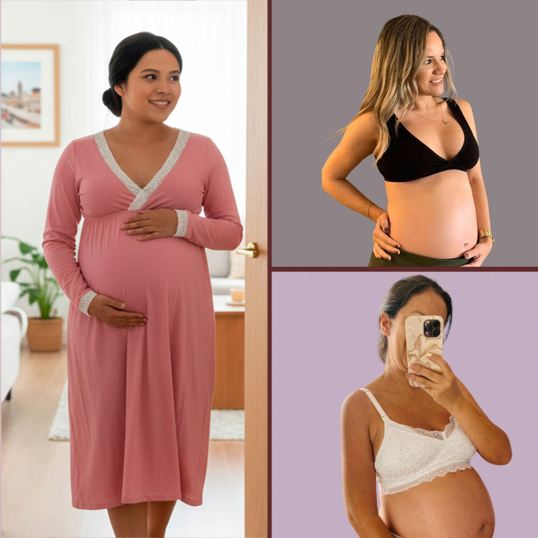 Pack Clínica3 (Camisón Victoria MangaLarga, Sostén Julieta y Top) 48