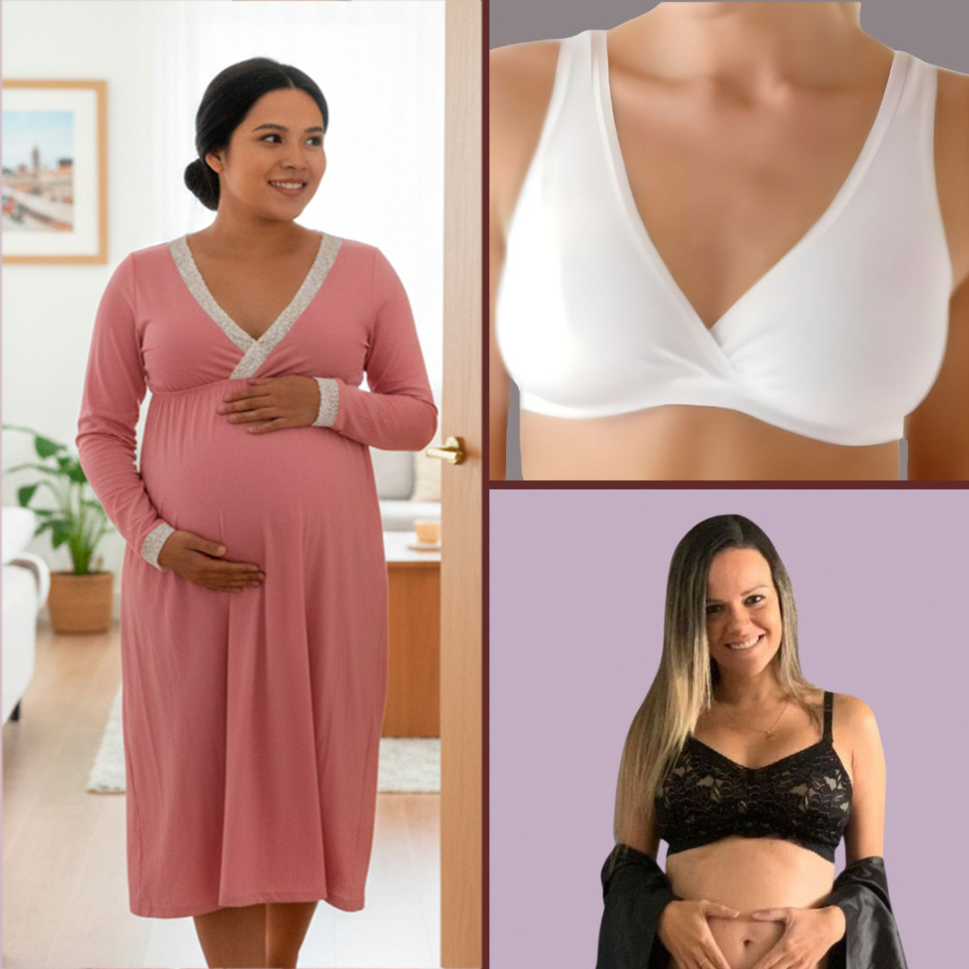 Pack Clínica3 (Camisón Victoria MangaLarga, Sostén Julieta y Top) 50