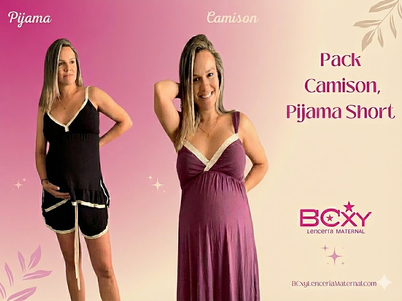 Pack Camisón Manga Cero, Pijama Short*