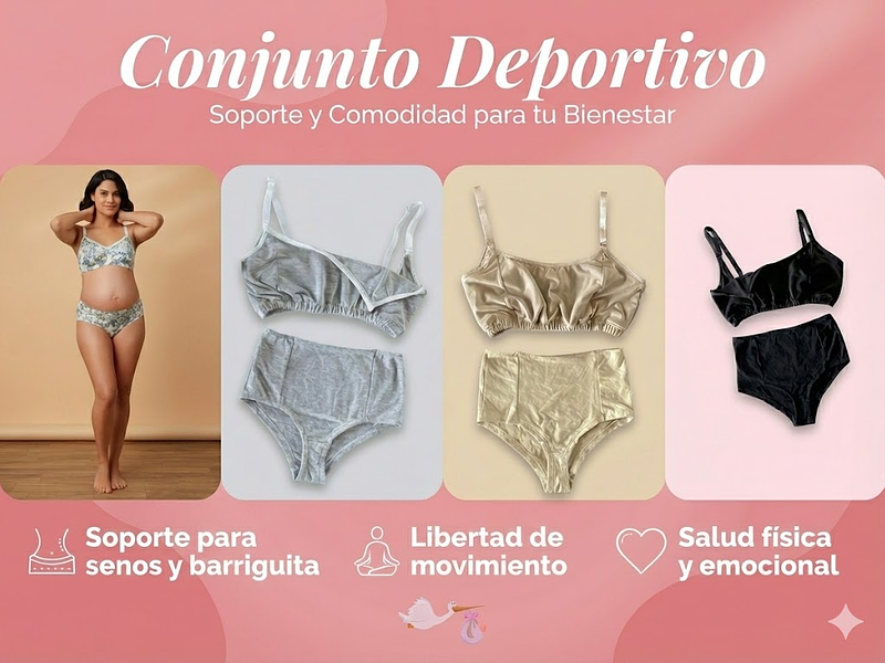 Conjunto Deportivo, Sostén y Calzón Corte Alto