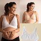 Pack Sostén Maternal Halter y 2 Sostenes Top Uso Nocturno - Miniatura 23