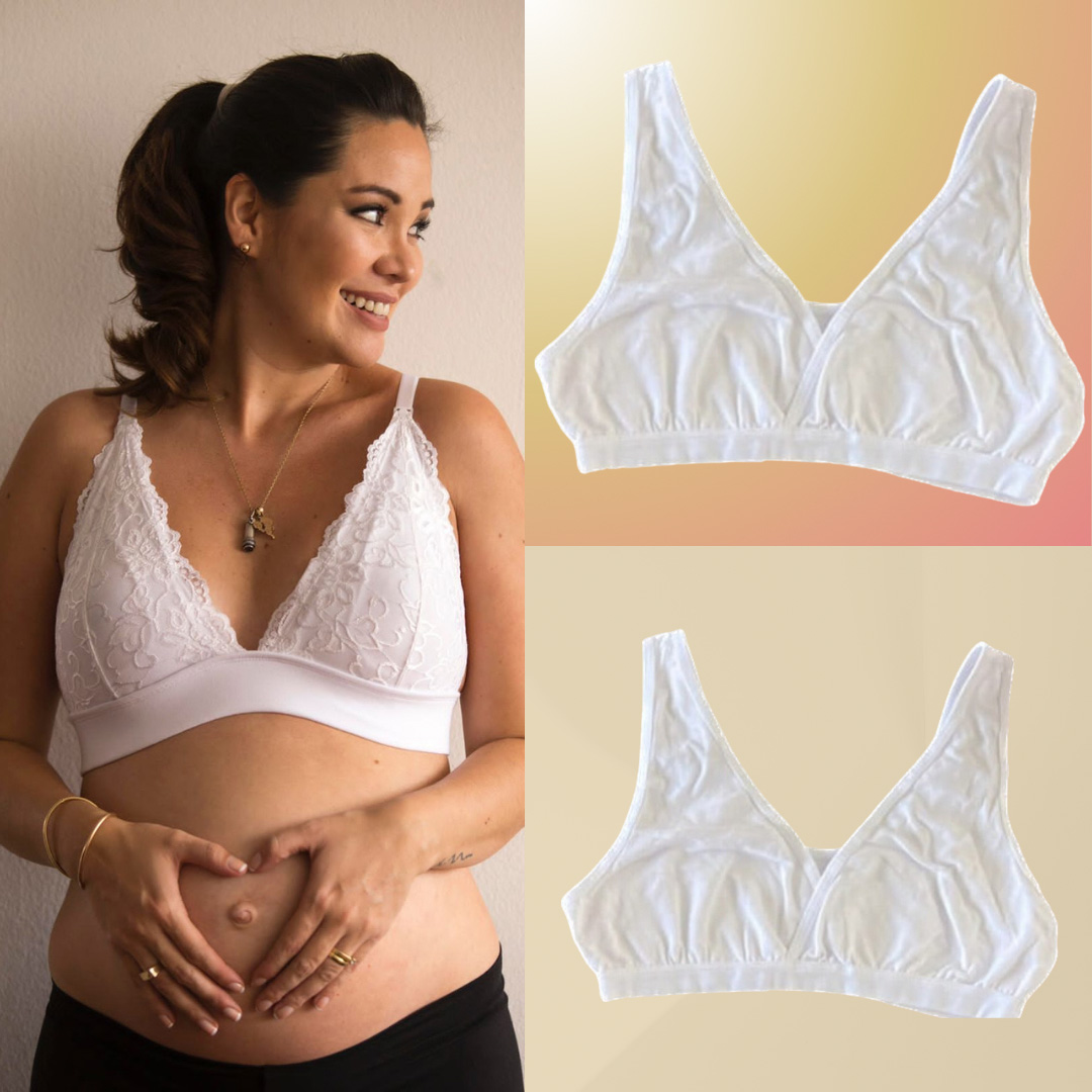 Pack Sostén Maternal Halter y 2 Sostenes Top Uso Nocturno 24