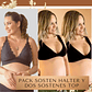 Pack Sostén Maternal Halter y 2 Sostenes Top Uso Nocturno - Miniatura 5