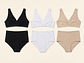 Pack Basico, Calzón CorteAlto y Sostén Top x3  (3 und cda uno) - Miniatura 3