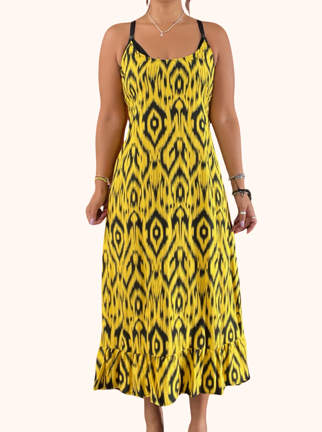 Vestido Maternal Tiritas Broche y Top Lactancia, Coleccion Verano 8