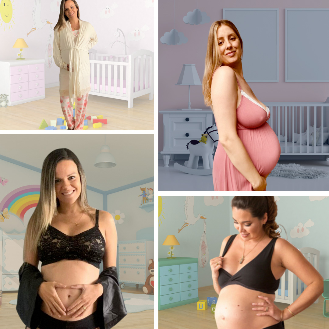 Pack Clínica1B (Bata, Camisón Maternal MangaCero, Sostenes Julieta y Top) 25