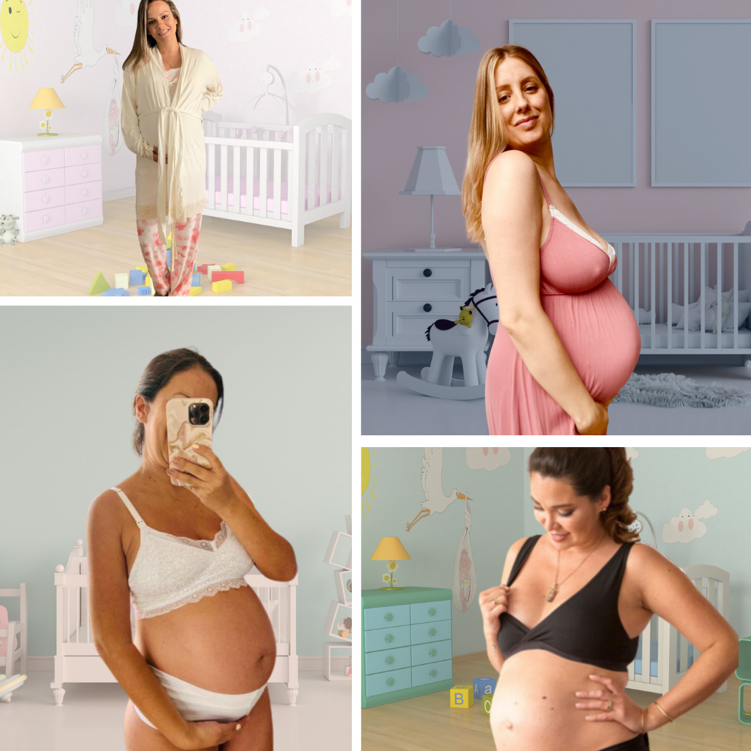 Pack Clínica1B (Bata, Camisón Maternal MangaCero, Sostenes Julieta y Top) 26