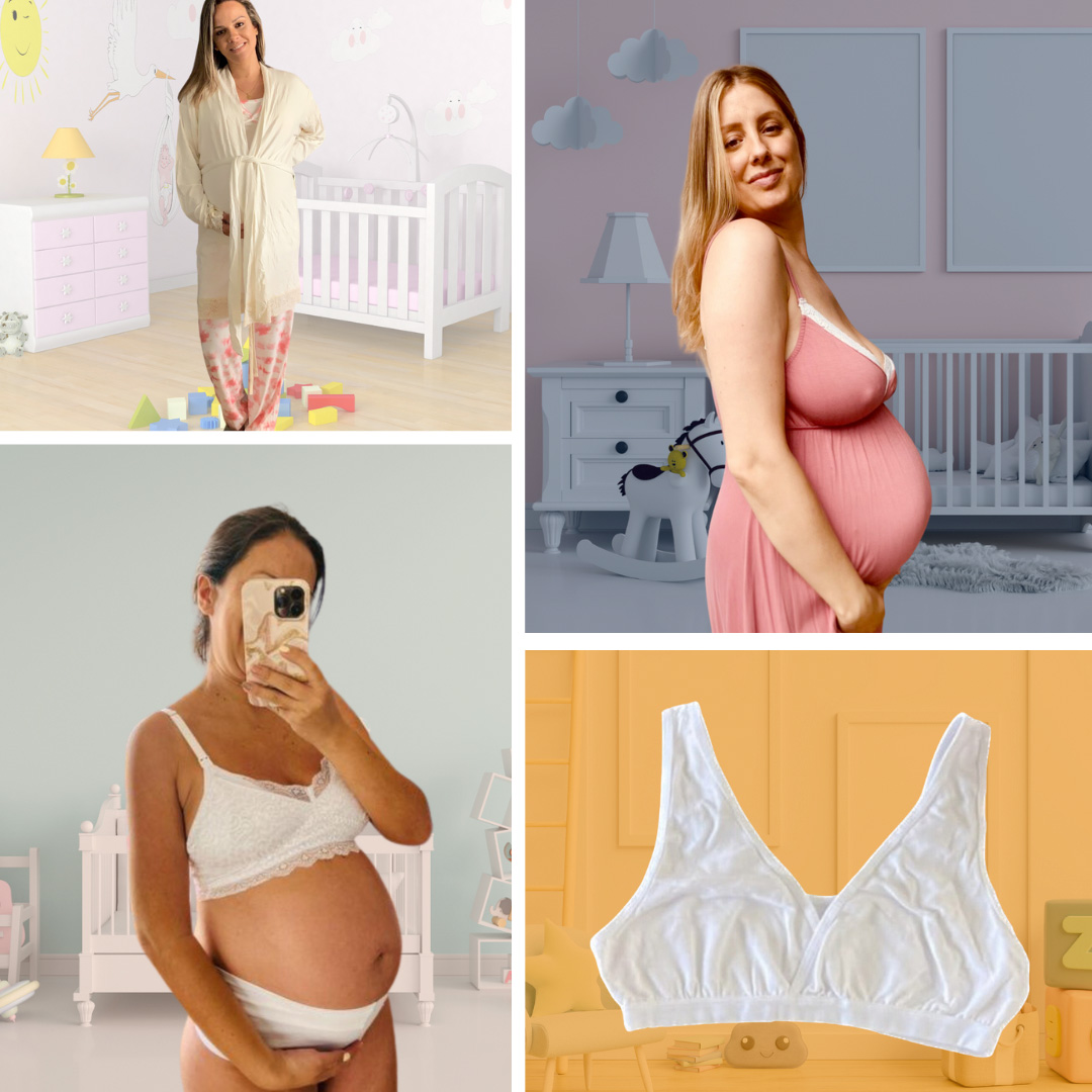 Pack Clínica1B (Bata, Camisón Maternal MangaCero, Sostenes Julieta y Top) 28