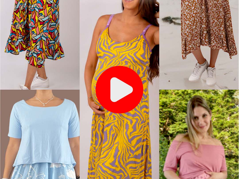 Video Vestido Tiritas Multicolor, Maxi Presentacion