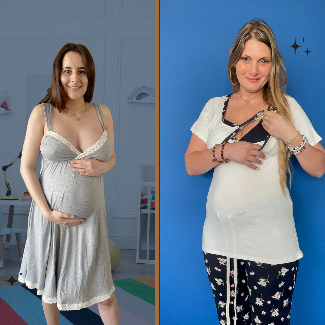 Pack Camisón Maternal MangaCero, Pijama Pantalón Polo 11