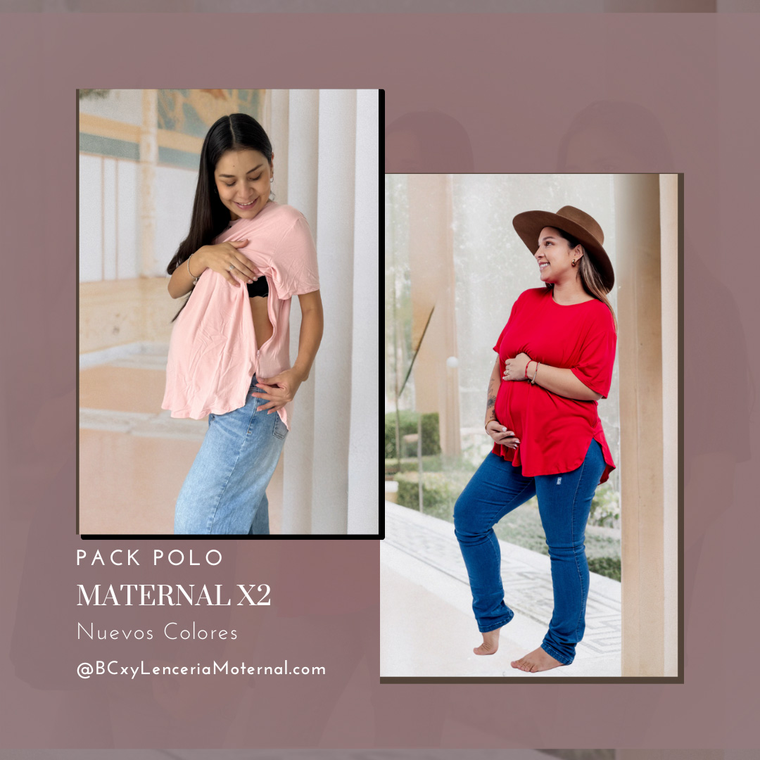 Pack Polo Maternal x2 2