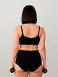 Conjunto Maternal Deportivo, Calzon CorteAlto, Sostén Lactancia Diana, Negro - Miniatura 7