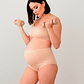 Conjunto Maternal Deportivo, Calzon CorteAlto, Sostén Lactancia Diana, Beige - Miniatura 5