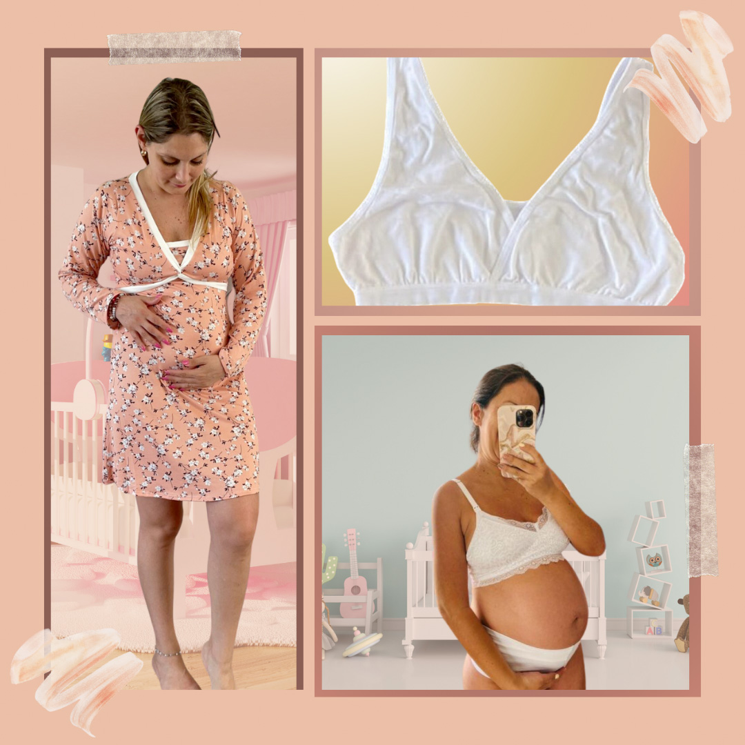 Pack Clínica3 (Camisón Cruzado MangaLarga, Sostén Julieta y Top) 8