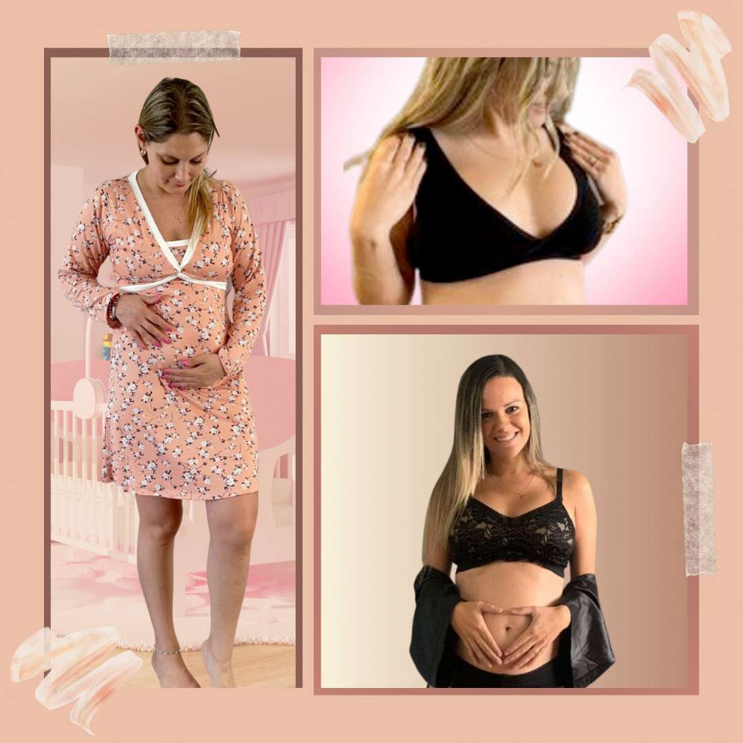 Pack Clínica3 (Camisón Cruzado MangaLarga, Sostén Julieta y Top) 9