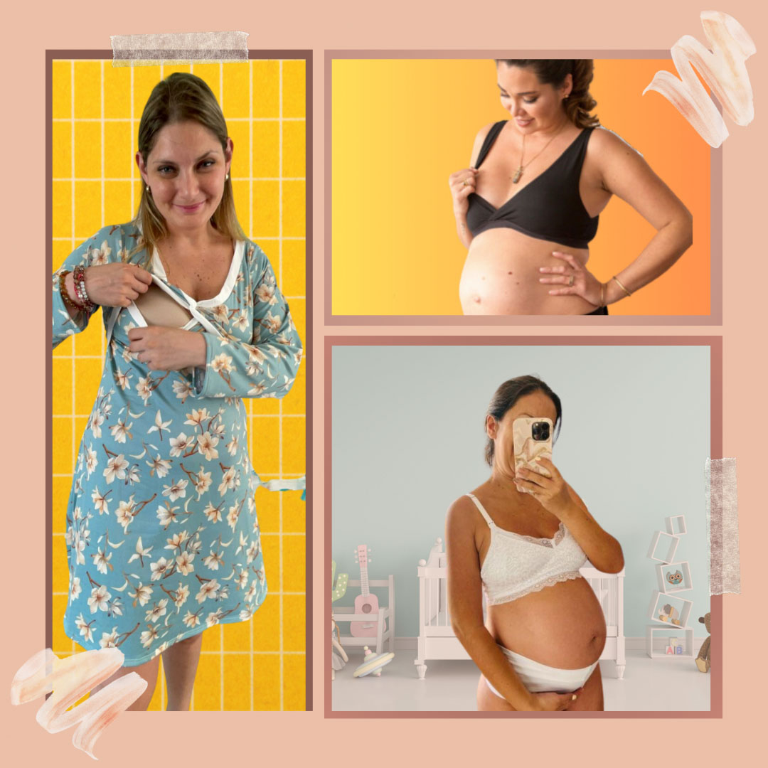 Pack Clínica3 (Camisón Cruzado MangaLarga, Sostén Julieta y Top) 21