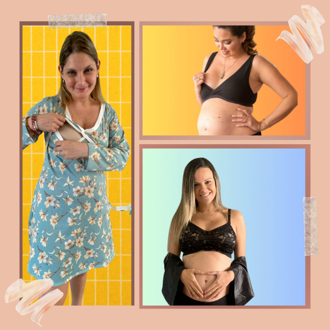 Pack Clínica3 (Camisón Cruzado MangaLarga, Sostén Julieta y Top) 22