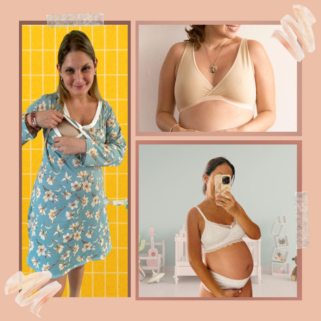 Pack Clínica3 (Camisón Cruzado MangaLarga, Sostén Julieta y Top) 24