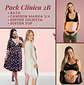 Pack Clinica2B  (Bata, Camison TresCuarto, Sosten Julietta y Top) - Miniatura 2