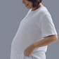 Polo Maternal MangaCorta, Lactancia Cierres Ocultos Laterales, Algodon Blanco - Miniatura 17