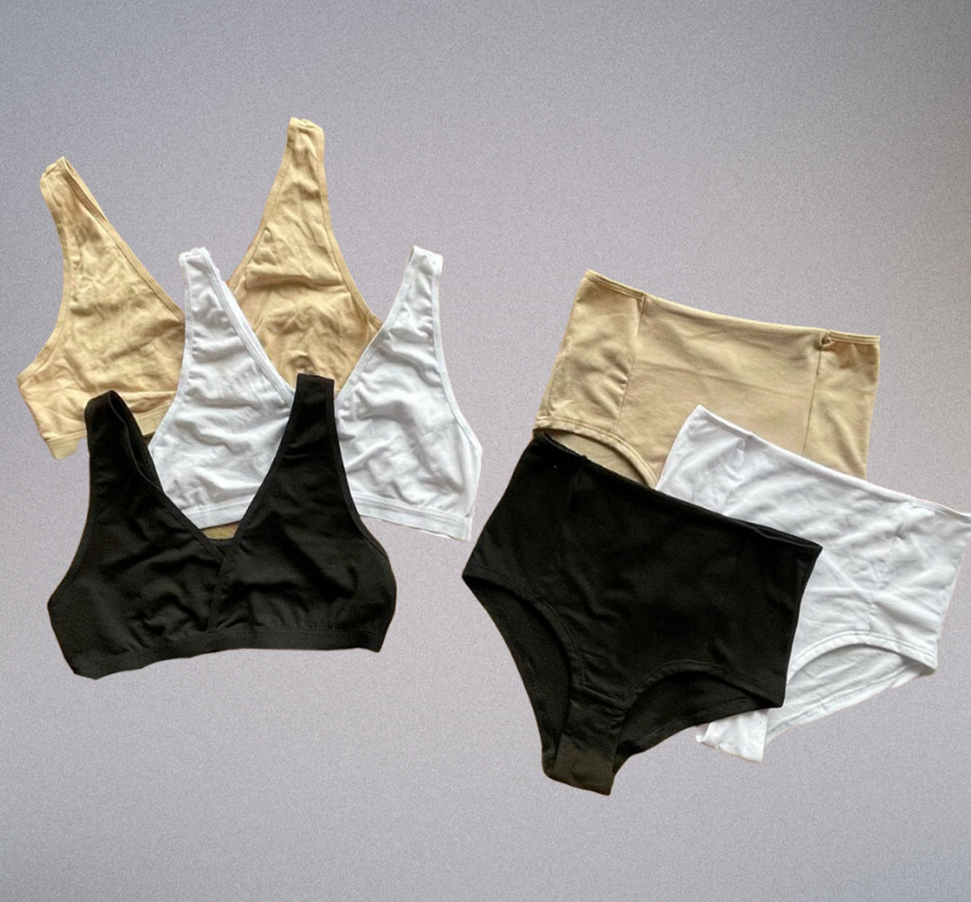 Pack Basico, Calzón CorteAlto y Sostén Top x3  (3 und cda uno) 8