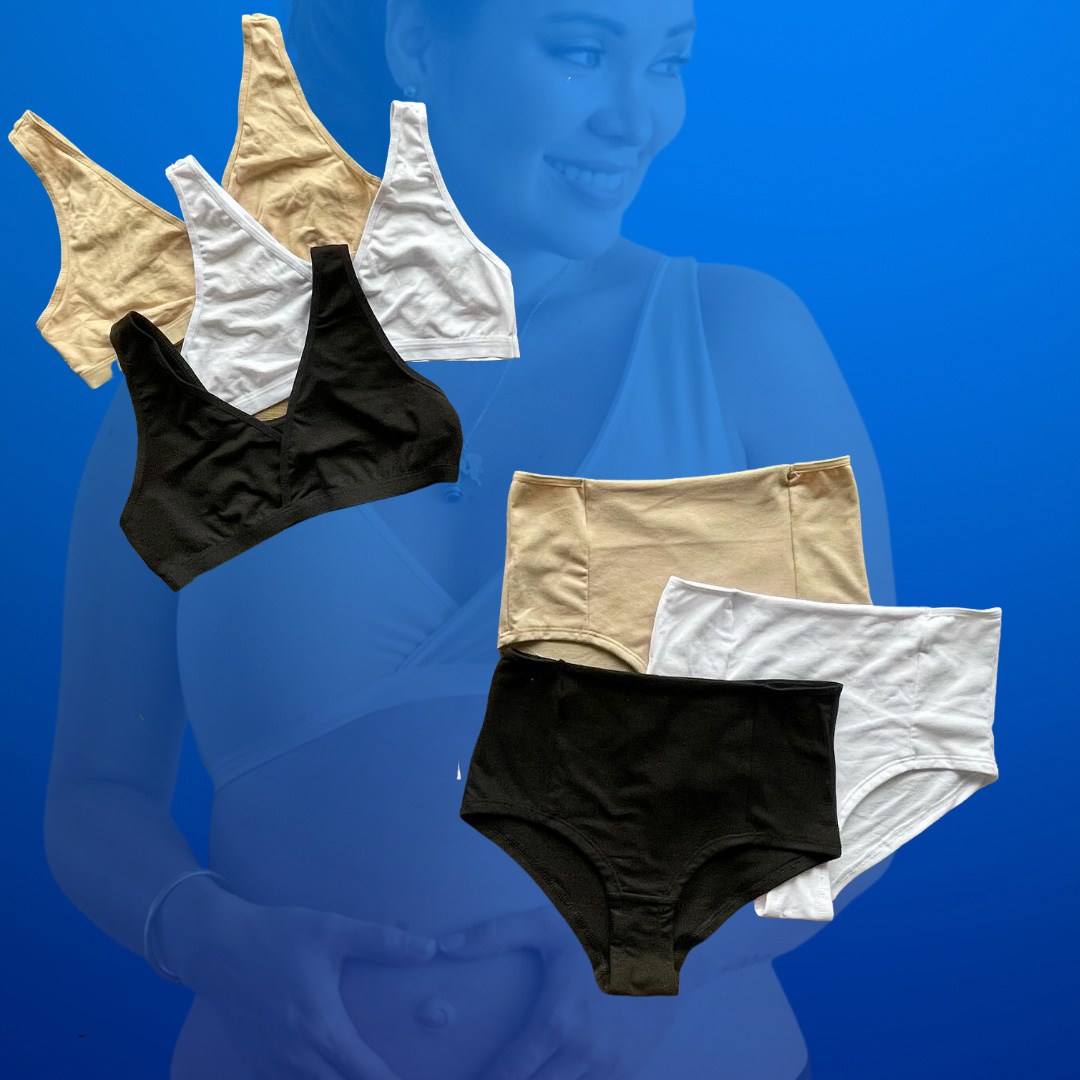 Pack Basico, Calzón CorteAlto y Sostén Top x3  (3 und cda uno) 14